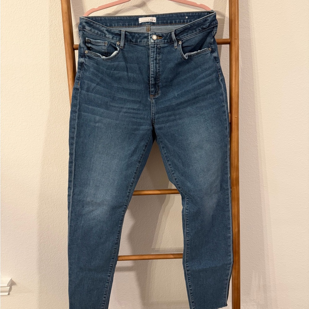 LOFT Women's Straight Leg Jeans - Blue